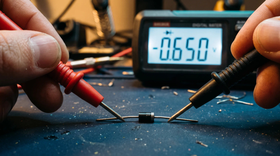 آموزش تست دیود با مولتیمتر؛ راهنمای کامل و ساده