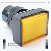 کلید چراغدار مستطیل نارنجی 5 پایه