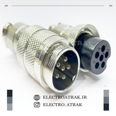 کانکتور نظامی 2 پین قطر 18 میلی متر