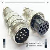 کانکتور نظامی 2 پین قطر 18 میلی متر