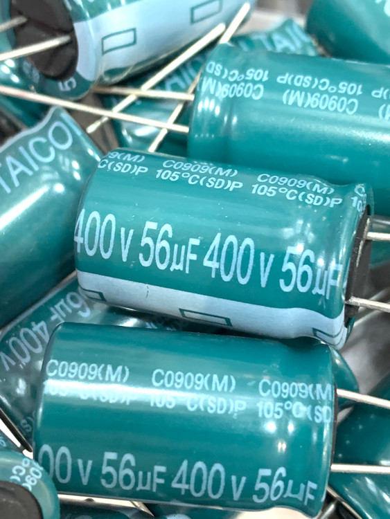 خازن الکترولیت 56 میکروفاراد 400 ولت