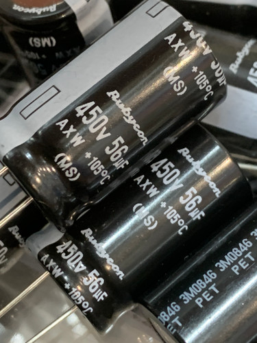 خازن الکترولیت 56 میکروفاراد 450 ولت