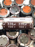 خازن الکترولیت 220 میکروفاراد 160 ولت