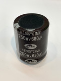 خازن الکترولیت 680 میکروفاراد 250 ولت