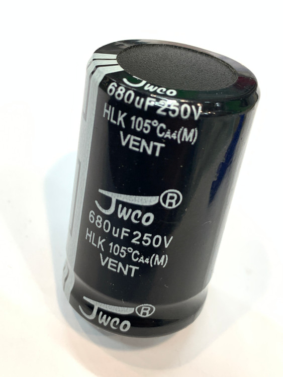 خازن الکترولیت 680 میکروفاراد 250 ولت
