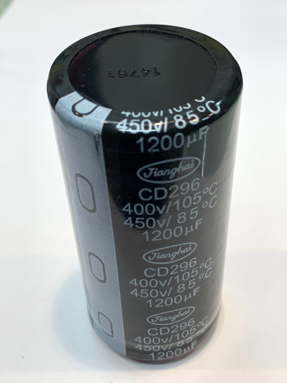 خازن الکترولیت 1200 میکروفاراد 450 ولت