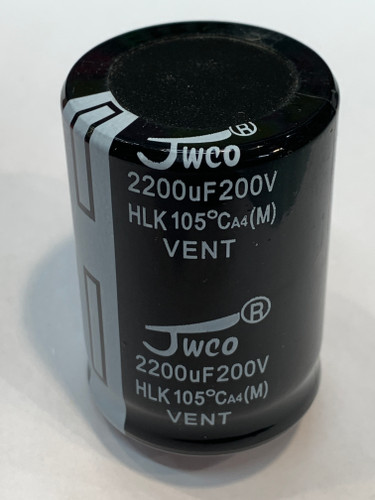 خازن الکترولیت 2200 میکروفاراد 200 ولت