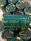 خازن الکترولیت 3300 میکروفاراد 63 ولت