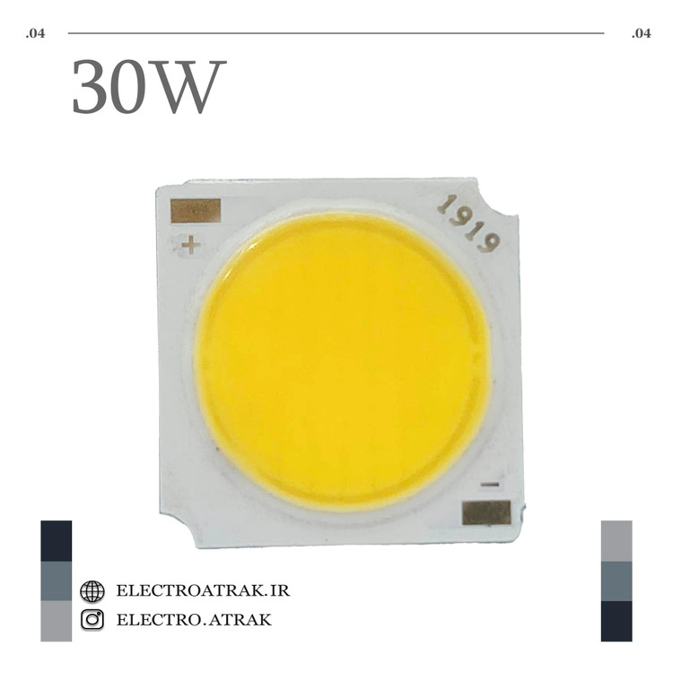 ال ای دی 30 وات COB آفتابی