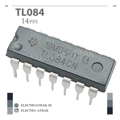ایسی امپ امپ TL084 پکیج دیپ