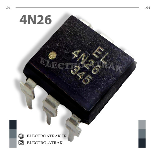 تراشه اپتوکوپلر 4N26 دیپ DIP