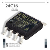 تراشه حافظه آیسی 24C16 SMD اس ام دی
