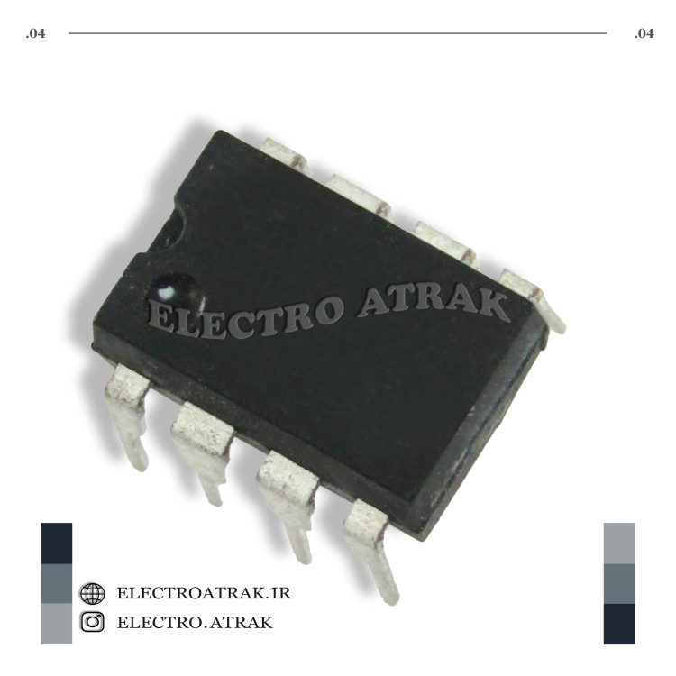 تراشه حافظه آیسی 24C128 DIP دیپ