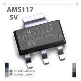 رگولاتور AMS1117 SOT-223 ولتاژ 5 ولت 5V
