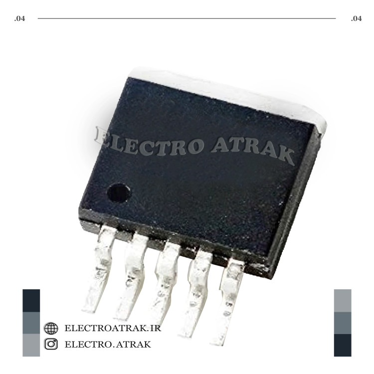 رگولاتور LM2596 پکیج SMD 5ولت 5V
