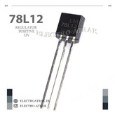 رگولاتور مثبت 7812 12 ولت اصلی پکیج TO-92