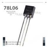 رگولاتور مثبت 7806 پکیج TO-92