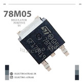 رگولاتور مثبت 7805 5ولت اصلی پکیج TO-252