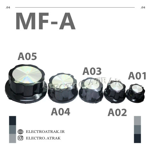 سرولوم پیچی فلزی دایره MF-A