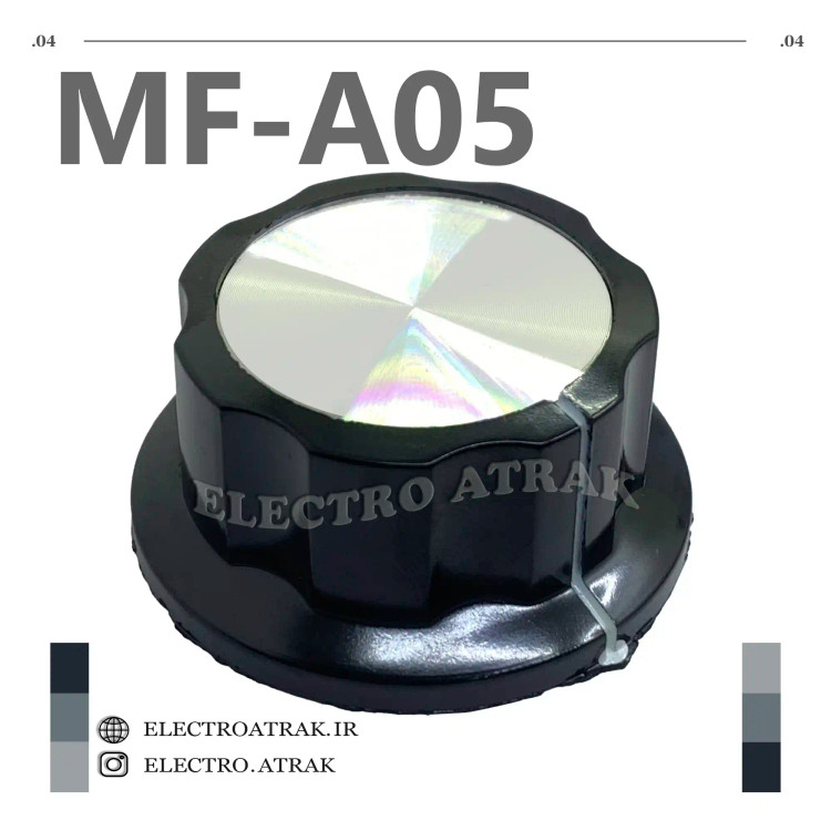 سرولوم پیچی فلزی دایره A05