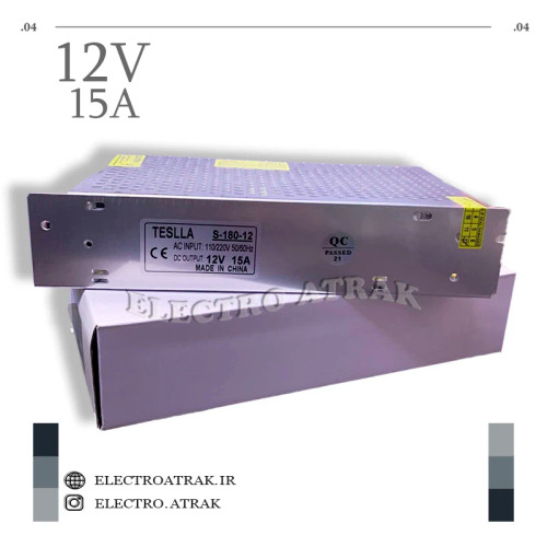 سوئیچینگ 12 ولت 15 آمپر برند تسلا