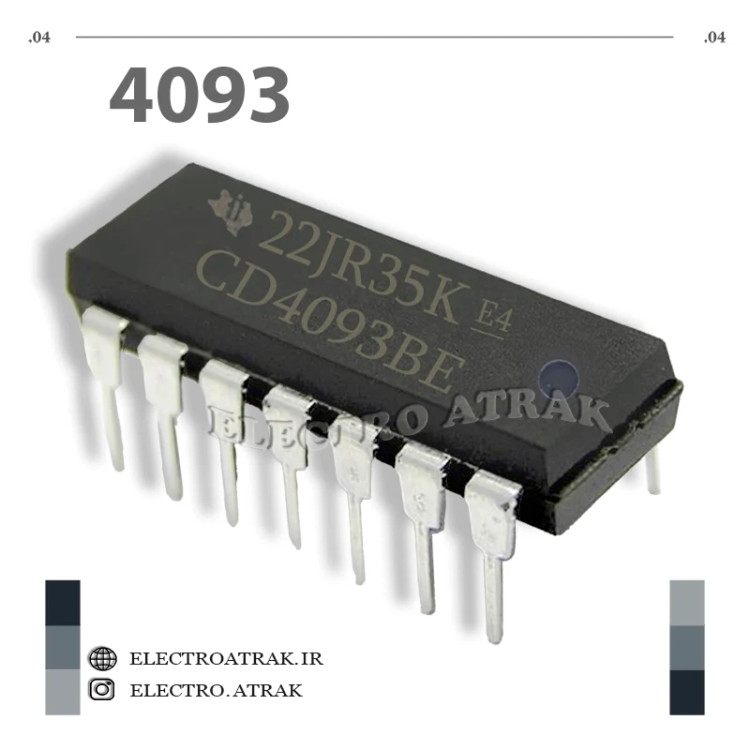 ایسی NAND دو ورودی CD 4093