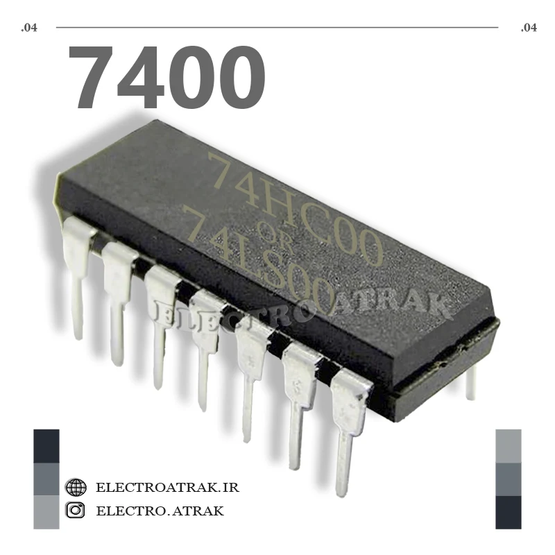 تراشه آیسی 7400 گیت NAND