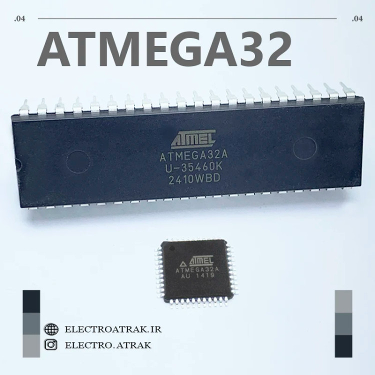 آیسی میکروکنترلر ATMEGA32A اورجینال