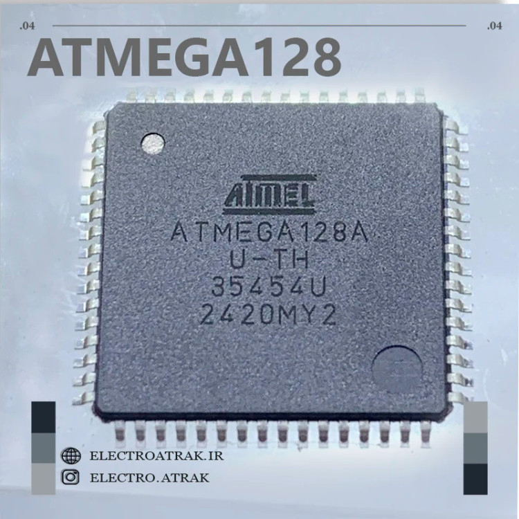آیسی میکروکنترلر ATMEGA128A اورجینال