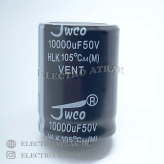 خازن الکترولیت 10000 میکروفاراد 50 ولت برند jwco