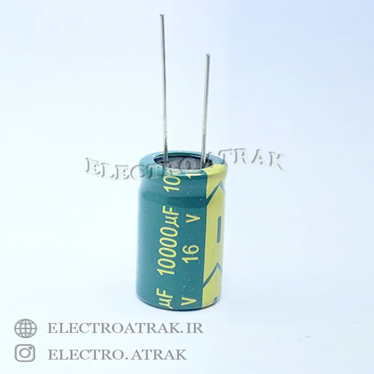 خازن الکترولیت 10000 میکروفاراد 16 ولت برند jwco