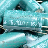 خازن الکترولیت 1000 میکروفاراد 16 ولت برند jwco