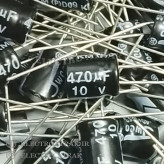 خازن الکترولیت 470 میکروفاراد 10 ولت برند JWCO