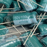 خازن الکترولیت 100 میکروفاراد 50 ولت