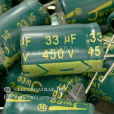 خازن الکترولیت 33 میکروفاراد 450 ولت