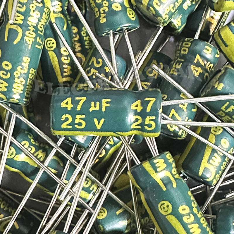 خازن الکترولیت 47 میکروفاراد 25 ولت
