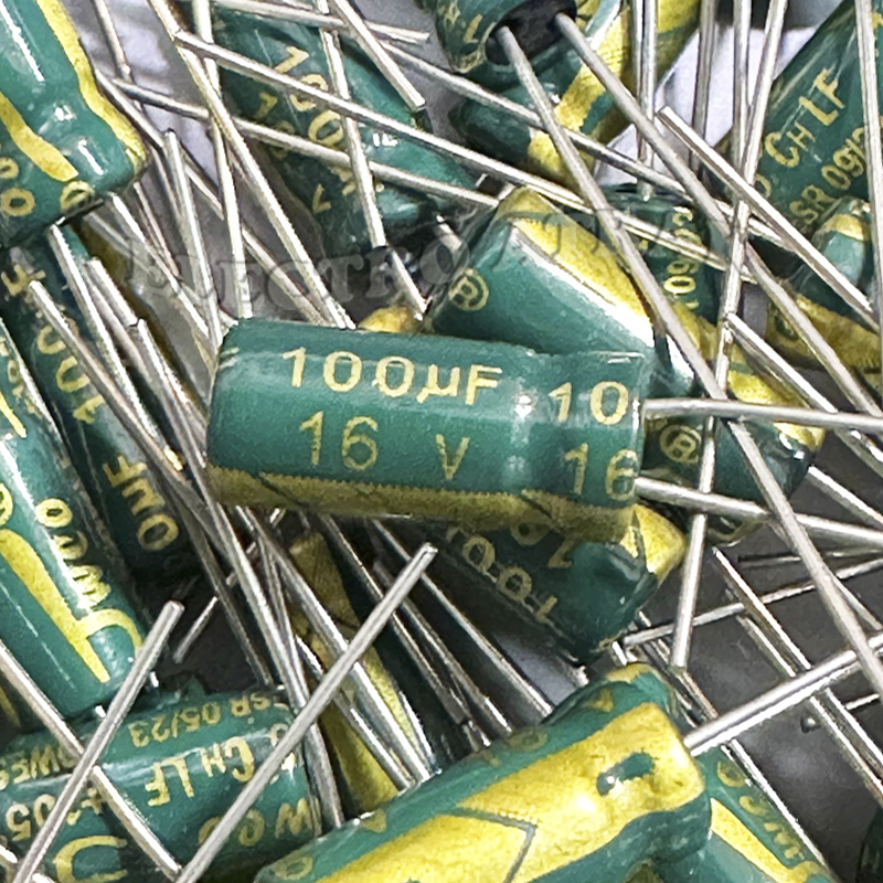 خازن الکترولیت 100 میکروفاراد 35 ولت