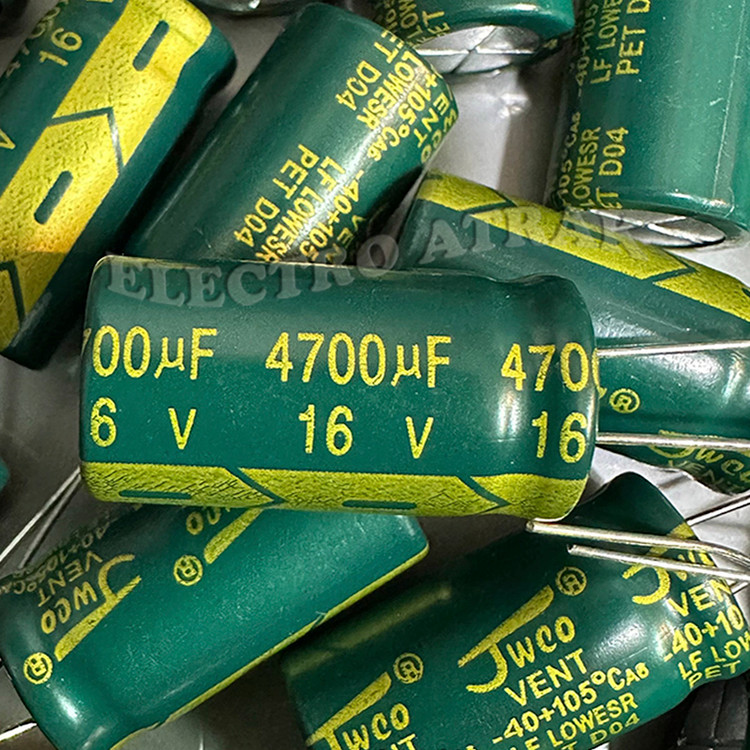 خازن الکترولیت 4700 میکروفاراد 16 ولت