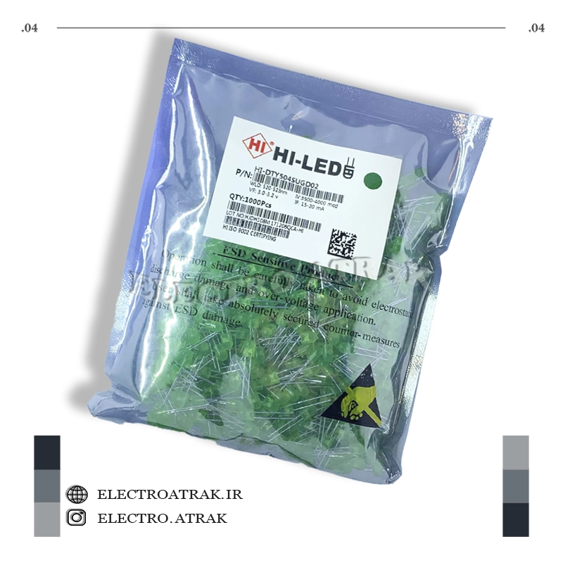 LED کلاهی سبز