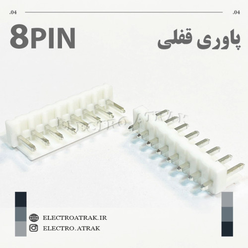 کانکتور نری پاوری قفلی 8 پین صاف