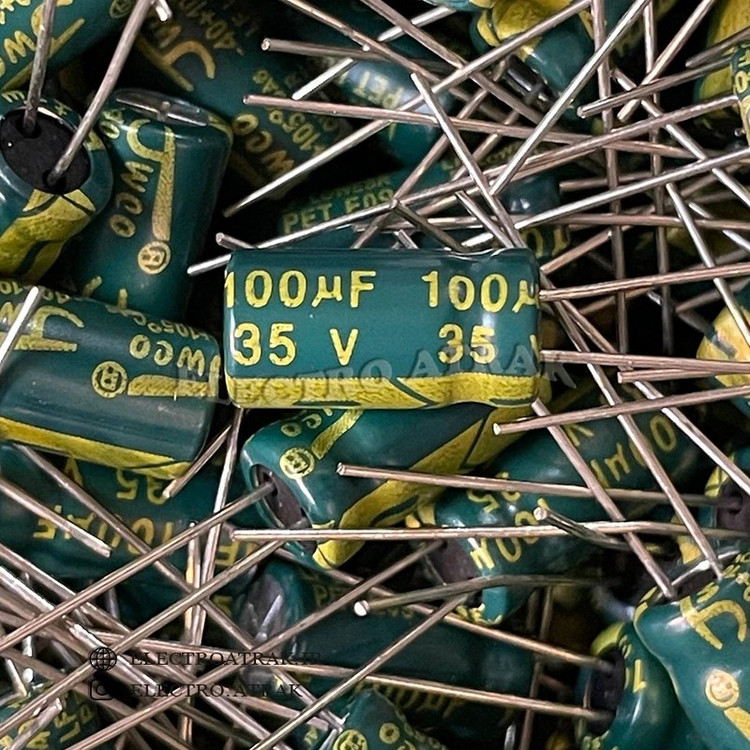 خازن الکترولیت 100 میکروفاراد (تمام ولتاژها)