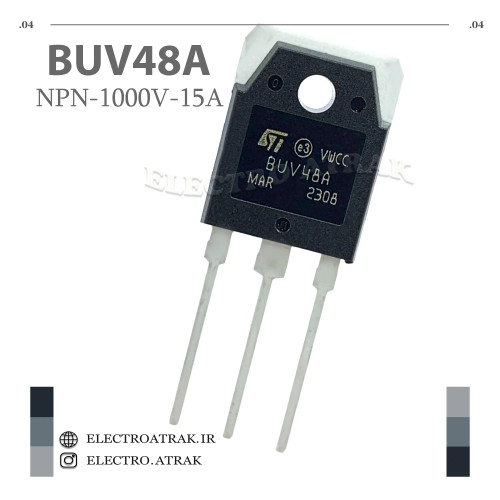 ترانزیستور BUV48A نوع NPN پکیج TO3P اصلی